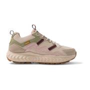 MoEa Veganska Crossover Sneakers Rosa Aloe Multicolor, Dam