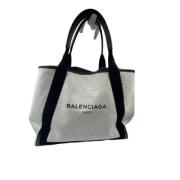 Balenciaga Vintage Pre-owned Canvas totevskor White, Dam