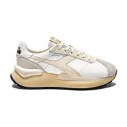 Diadora Elite Mesh Läder Sneakers Vit White, Dam