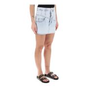 Isabel Marant Narjis Denim Minikjol Blue, Dam