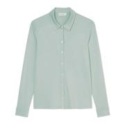 Marc O'Polo Vanlig jerseyblus Green, Dam