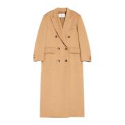 Max Mara Kamelrock Klassisk Stil Brown, Dam