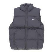 Nike Club Puffer Vest Iron Grey/White Gray, Herr