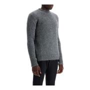 Jil Sander Mjuk Alpaca Crew Neck Sweater Gray, Herr