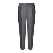 Brunello Cucinelli Lyxiga Grå Byxor Aw24 Gray, Dam