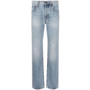 Saint Laurent Hawaii Blue Cassandre Jeans - Stilfull och Bekväm Blue, ...