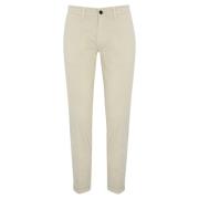 Re-Hash Vita bomulls slim fit byxor White, Herr