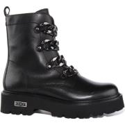 Cult Svart Kedjeboots Kvinnor Stil Komfort Black, Dam