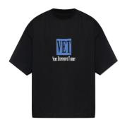 Vetements T-shirt med tryck Black, Herr