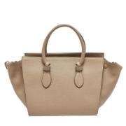 Celine Vintage Pre-owned Laeder totevskor Beige, Dam