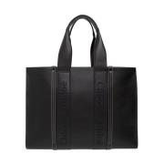 Chloé Woody Stor shopper väska Black, Dam