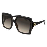 Gucci Brun Havana Solglasögon Gg0876S 002 Brown, Dam