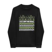 Vans Bomull Logo Sweatshirt - Svart Black, Herr