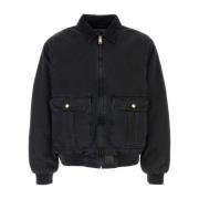 Carhartt Wip Denim Stanton Jacka Black, Herr