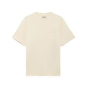 Autry Vit Bomull Logo T-shirt White, Herr