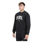 Puma Klassisk Crewneck Sweater Squad Svart Black, Herr