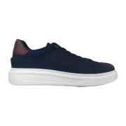 Harmont & Blaine Skinnsneakers Blue, Herr