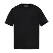 Versace Jeans Couture T-shirt med ficka Black, Herr