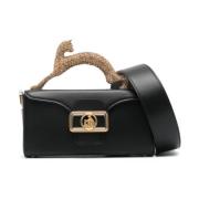 Lanvin Katt Handtag Pennfodral med Strass Black, Dam