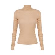 Elisabetta Franchi Stilfull Klänning Kollektion Beige, Dam