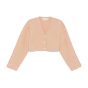 Marni Ljus Persika Cardigan Sweater Pink, Dam