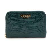 Guess Python Print Mini Plånbok Green, Dam