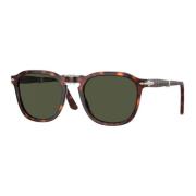 Persol Stiliga Unisex Solglasögon med Acetatram Brown, Herr