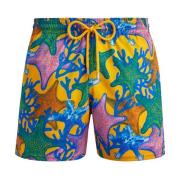 Vilebrequin Glowed Stars Stretch Badshorts för Herrar Multicolor, Herr