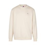 Tommy Jeans Stilig Sweatshirt för Män Beige, Herr