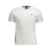 North Sails Elegant vit bomullst-shirt White, Herr