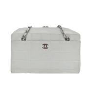 Chanel Vintage Pre-owned Laeder chanel-vskor White, Dam