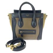 Celine Vintage Pre-owned Laeder handvskor Brown, Dam