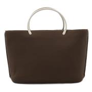 Chanel Vintage Pre-owned Plast handvskor Brown, Dam