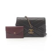 Chanel Vintage Pre-owned Laeder chanel-vskor Black, Dam