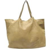 Celine Vintage Pre-owned Laeder totevskor Beige, Dam