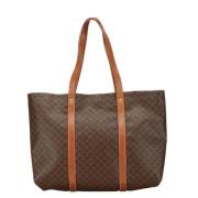 Celine Vintage Pre-owned Canvas totevskor Brown, Dam