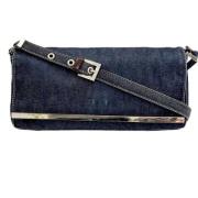 Fendi Vintage Pre-owned Denim fendi-vskor Blue, Dam