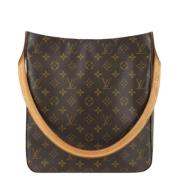 Louis Vuitton Vintage Pre-owned Canvas handvskor Brown, Dam