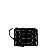 Zadig & Voltaire Mini Uma Mocka Studs Black, Dam