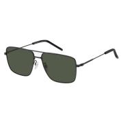 Tommy Hilfiger Matte Black/Green Solglasögon TH 2110/S Black, Herr