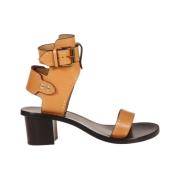 Isabel Marant Naturlig Sandal med Jaeryn Stil Orange, Dam