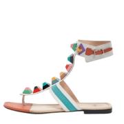 Fendi Vintage Pre-owned Laeder sandaler Multicolor, Dam