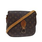 Louis Vuitton Vintage Pre-owned Canvas louis-vuitton-vskor Brown, Dam