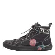 Valentino Vintage Pre-owned Canvas sneakers Black, Herr