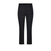 Off White Slim Zip Det Byxor i Svart Black, Herr