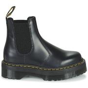 Dr. Martens Kvinnors Quad Polished Smooth Stövlar Black, Herr