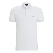 Hugo Boss Slim Fit Polo Shirt White, Herr