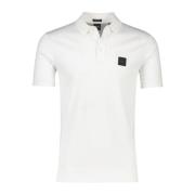 Hugo Boss Vit kortärmad polotröja White, Herr