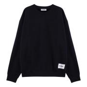 Jil Sander Crewneck Sweatshirt Black, Herr