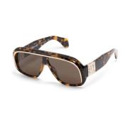 Palm Angels Stiliga solglasögon i Havana Brown Brown, Unisex